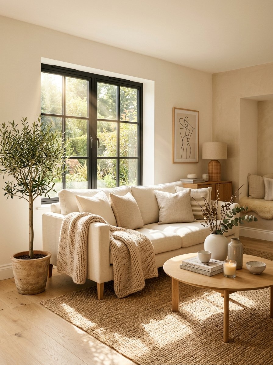 living room with cream sofa 202607182326